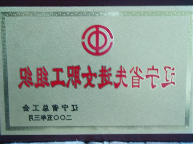 Advanced female workers organization of Liaoning Province